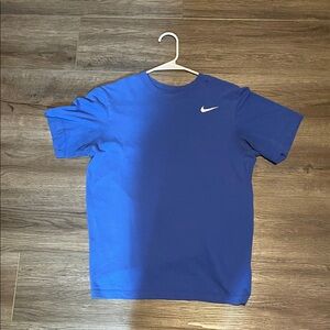 Nike Royal Blue Tee with White Swoosh